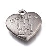 Non-Tarnish Valentine's Day 304 Stainless Steel Pendants STAS-Z007-08-1