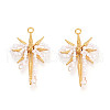 304 Stainless Steel Pendants STAS-N110-34C-G-1