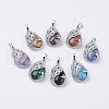 Natural & Synthetic Mixed Stone Pendants G-E442-04-1