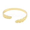 304 Stainless Steel Open Cuff Bangles for Women BJEW-C071-10G-2
