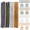 SOFPLATE DIY Iron Cable Chains Bracelets Necklaces Making Kits DIY-SP0002-14B-1