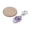 20Pcs Alloy Enamel Pendant Decoration HJEW-JM01013-4