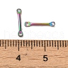 Ion Plating(IP) 304 Stainless Steel Connector Charms STAS-Q323-04C-MC-3