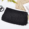 Polyester Latin Fringe Lace OCOR-WH0066-09A-5