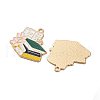 Graduation Season Alloy Enamel Pendants ENAM-V002-01E-KCG-2