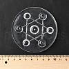 Chakra Acrylic Base Seven Star Group Display Decorations DJEW-K031-02-3