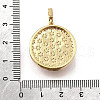 Brass Micro Pave Cubic Zirconia & Enamel Pendants KK-R222-10G-03-3