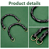 Arch Plastic Imitation Bamboo Shank Bag Handles DIY-WH0430-527A-4
