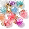 10Pcs Glass Ball Pendants GLAA-YW0001-79-2