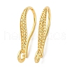 Brass Earring Hooks KK-D378-01G-1