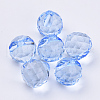 Transparent Acrylic Pendants TACR-Q261-B-V41-1