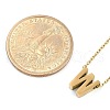 Ion Plating(IP) 304 Stainless Steel Pendant Necklaces NJEW-R050-01G-23-5