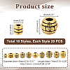 AHADERMAKER Tibetan Style Alloy Beads TIBEB-GA0001-02AG-2