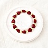 Valentine's Day ABS Imitation Pearl Beads Stretch Bracelets for Women BJEW-D317-08B-G-1