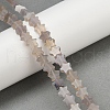 Natural Grey Agate Beads Strands G-U021-B01-02-1