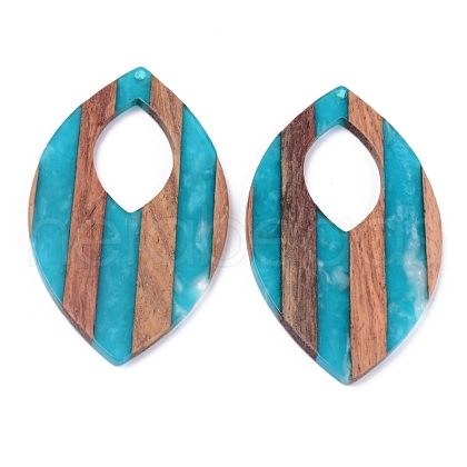 Resin & Walnut Wood Pendants RESI-R428-06-1