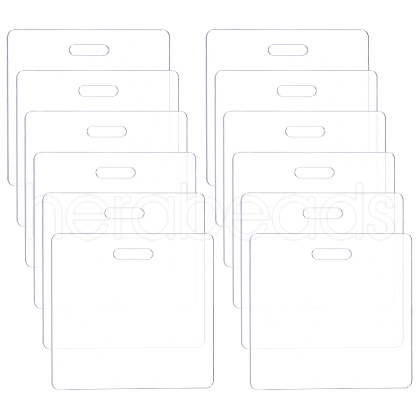 Transparent Acrylic Badge Buddy Blanks TACR-WH0022-06B-1