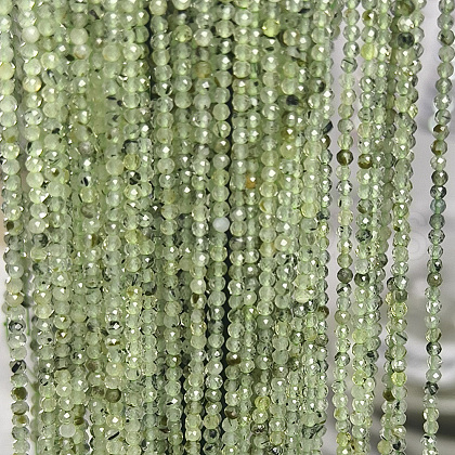 Natural Prehnite Beads Strands G-RM250104-A7-1