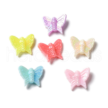 Opaque Acrylic Beads MACR-F074-02-1