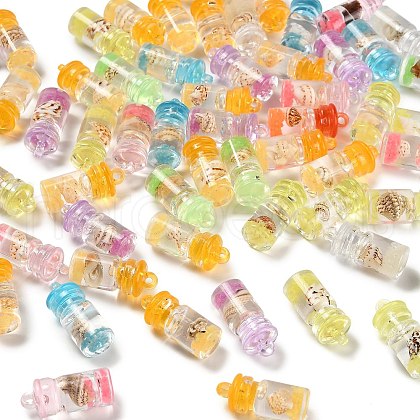 Luminous Epoxy Resin Pendants RESI-A042-01-1