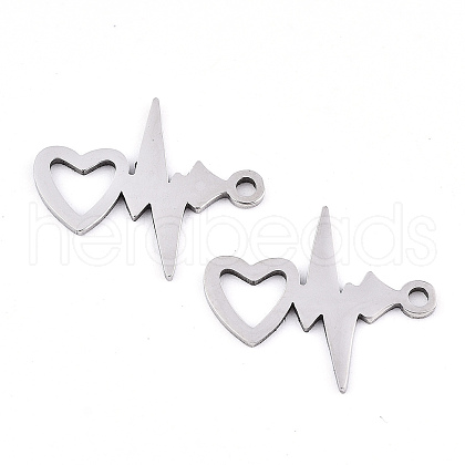 Non-Tarnish 201 Stainless Steel Pendants STAS-S081-075-1