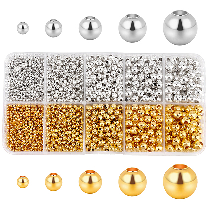   10 Styles Iron Spacer Beads IFIN-PH0002-20-1