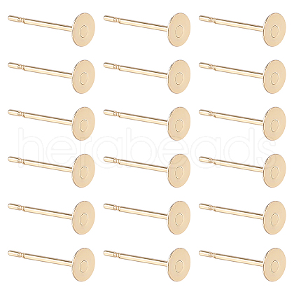 SUNNYCLUE 200Pcs 304 Stainless Steel Stud Earring Findings FIND-SC0011-14-1