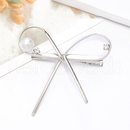 Alloy Alligator Hair Clips PW-WGB8ACB-01-1