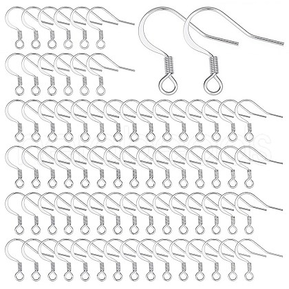 SUNNYCLUE 100Pcs 304 Stainless Steel French Earring Hooks STAS-SC0004-64-1