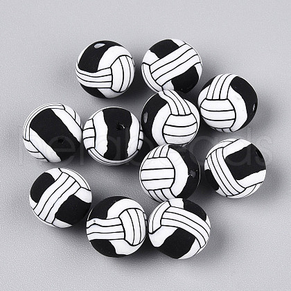 Handmade Polymer Clay Beads CLAY-N014-02B-07-1