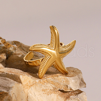304 Stainless Steel Cuff Rings FS-WG08923-02-1