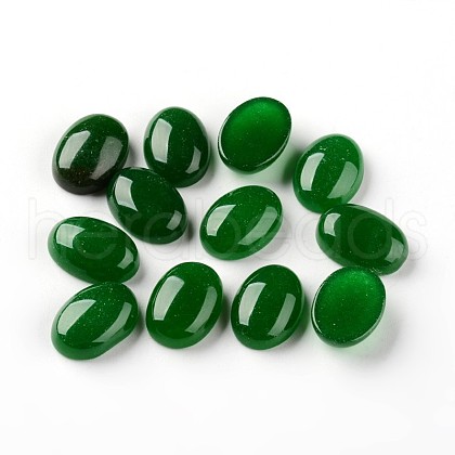 Oval Natural Malaysia Jade Cabochons G-I171-13x18mm-05-1