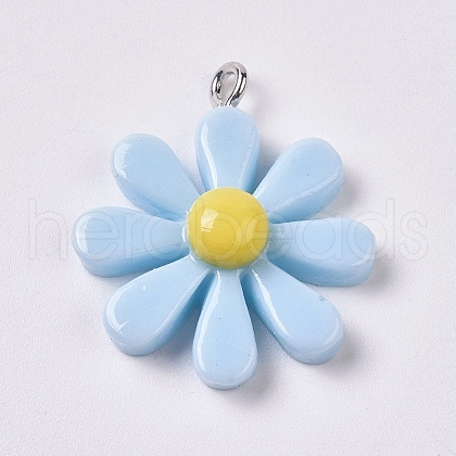 Resin Pendants RESI-TAC0002-12B-1