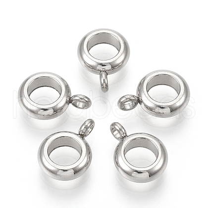Tarnish Resistant 201 Stainless Steel Tube Bails STAS-T047-14-1
