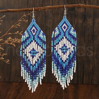 Bohemian Style Tassel Dangle Earrings YF4203-2-1