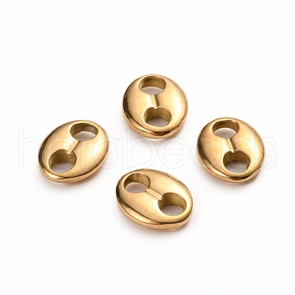 Ion Plating(IP) 304 Stainless Steel Oval Links connectors STAS-I141-02G-1