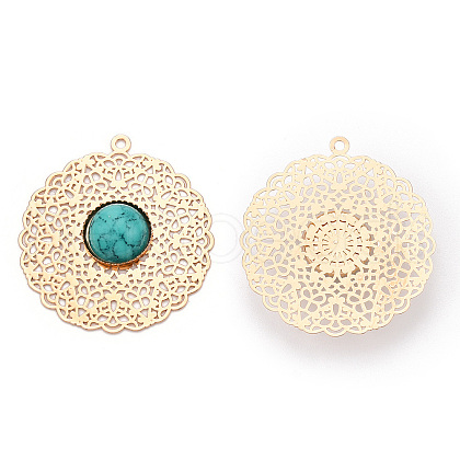Brass Pendants KK-TAC0017-01LG-1