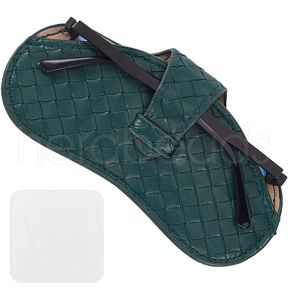 CREATCABIN 1Pc PU Leather Eyelasses Storage Bag AJEW-CN0002-61A-1