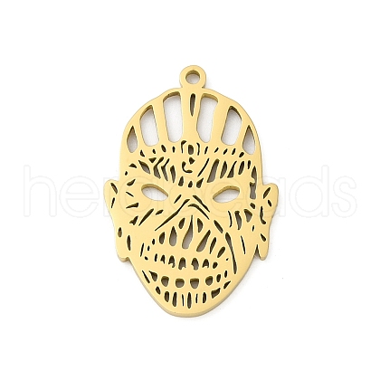 304 Stainless Steel Pendants STAS-U041-02G-1