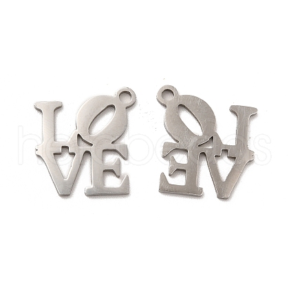 Non-Tarnish 201 Stainless Steel Pendants STAS-K251-060P-1