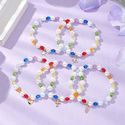 304 Stainless Steel Charms Bracelets BJEW-JB11232-1
