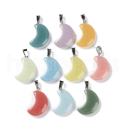 Synthetic Noctilucent Stone/Luminous Stone Pendants G-Z054-02B-1