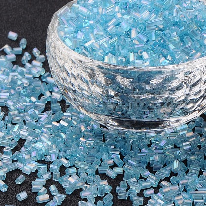 11/0 Two Cut Glass Seed Beads CSDB163-1