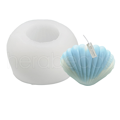 Shell Shape DIY Candle Food Grade Silicone Molds X-WG52673-02-1
