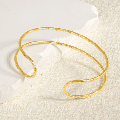 304 Stainless Steel Double Layer Bangles for Women II5944-2-1