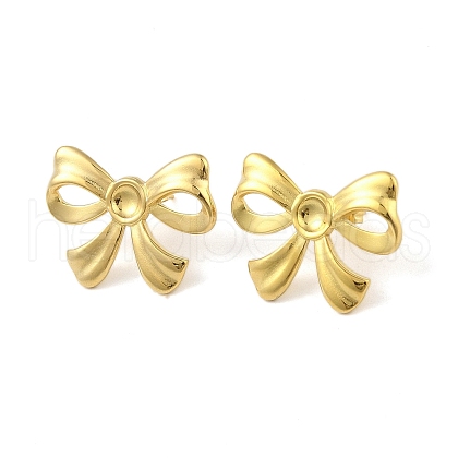 Ion Plating(IP) 304 Stainless Steel Stud Earrings for Women EJEW-B050-11G-1