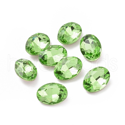 Glass Rhinestone Cabochons GGLA-P002-02A-01-1