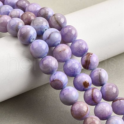 Natural Striped Stone Beads Strands G-D315-A01-02-4mm-1