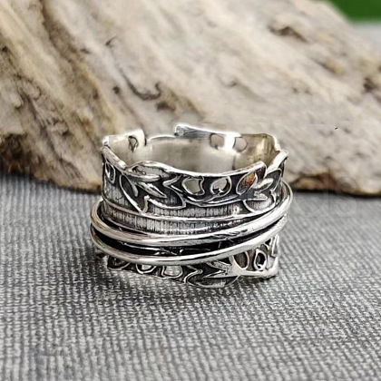 Retro Zinc Alloy Rotating Finger Rings FS-WG91BB4-04-1