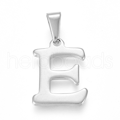 Non-Tarnish 304 Stainless Steel Pendants X-STAS-F106-95P-E-01-1
